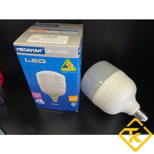 Bóng đèn LED trụ T Bulb Megaman đuôi E27 30W 40W siêu sáng