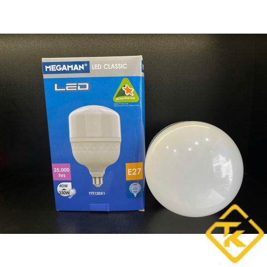 Bóng đèn LED trụ T Bulb Megaman đuôi E27 30W 40W siêu sáng